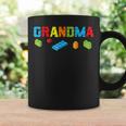 Grandma Master Builder Building Bricks Blocks Family Parents Coffee Mug Gifts ideas