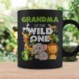 Grandma Of The Wild One Zoo Birthday 1St Safari Jungle Coffee Mug Gifts ideas