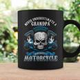 Grandpa Biker Never Underestimate Motorcycle Skull Grandpa Funny Gifts Coffee Mug Gifts ideas