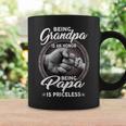 Being Grandpa Is An Honor Papa Is Priceless Fathers Day Coffee Mug Gifts ideas