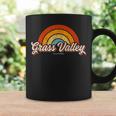 Grass Valley California Ca Vintage Rainbow Retro 70S Coffee Mug Gifts ideas