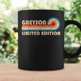 Greyson Name Personalized Funny Retro Vintage Birthday Coffee Mug Gifts ideas