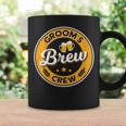 Groom's Brew CrewStag Party Beer Groomsmen Apparel Coffee Mug Gifts ideas