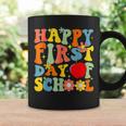 Groovy Happy First Day Of School Back To School Teachers Coffee Mug Gifts ideas