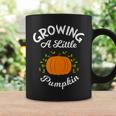 Growing A Little Pumpkin Thanksgiving Pregnancy Coffee Mug Gifts ideas