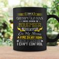 Grumpy Old Man Born In November With Heart On Sleeve Coffee Mug Gifts ideas