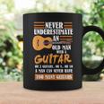 Guitar Dad Gift | Never Underestimate An Old Man With Guitar Gift For Mens Coffee Mug Gifts ideas