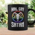Hail Gay Satan Lgbtq Pride Satanist Pentagram Coffee Mug Gifts ideas