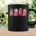 Halloween Coffee Pumpkin Latte Spice Breast Cancer Awareness Coffee Mug Gifts ideas