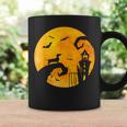 Halloween Dachshund Under The Moon Wiener Dog Halloween Coffee Mug Gifts ideas