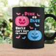 Halloween Gender Reveal Uncle Cant Wait To Know Fall Theme Coffee Mug Gifts ideas