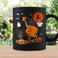 Halloween Giraffe Costume Horror Pumpkin Boo Ghost Lover Halloween Coffee Mug Gifts ideas