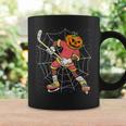 Halloween Pumpkin Scary Ice Hockey Sport Costume Skater Coffee Mug Gifts ideas