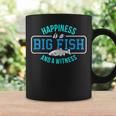 Happiness Big Fish And Witness Fishing Coffee Mug Gifts ideas