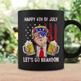 Happy 4Th Of July Lets Go Beer Brandon Trump Beer America Coffee Mug Gifts ideas