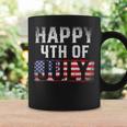 Happy 4Th Of July Us Flag Patriotic American 4Th Of July Coffee Mug Gifts ideas