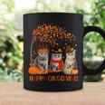 Happy Catsgiving Cute Thanksgiving Cat Lovers Cat Mom Women Coffee Mug Gifts ideas