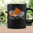 Happy Fall Y'all Pumpkin Leopard Cute Autumn Coffee Mug Gifts ideas