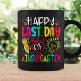 Happy Last Day Of Kindergarten School Funny Teacher Students Coffee Mug Gifts ideas