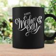 Happy Mothers Day Fancy White Cursive Design Classy Coffee Mug Gifts ideas