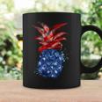Hawaiian Pineapple American Flag 4Th Of July Patriotic Coffee Mug Gifts ideas