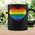 Heart Rainbow Flag Lgbt Gay Les Pride Support Lgbtq Parade Coffee Mug Gifts ideas