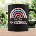 Hello Preschool Back To School Kindergarten Teacher Rainbow Coffee Mug Gifts ideas