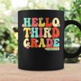 Hello Third Grade Retro Groovy 3Rd Grade Back To School 3Rd Grade Gifts Coffee Mug Gifts ideas