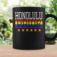 Honolulu Pride Gay Lesbian Queer Lgbt Rainbow Flag Hawaii Coffee Mug Gifts ideas