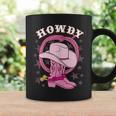 Howdy Pink Cowboy Hat Boots Country Western Rodeo For Women Rodeo Funny Gifts Coffee Mug Gifts ideas
