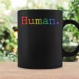 Human Lgbt Rainbow Flag Gay Pride Ally For Men Women Girls Coffee Mug Gifts ideas