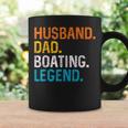 Husband Dad Boating Legend Funny Sail Boat Captain Father Gift For Mens Coffee Mug Gifts ideas