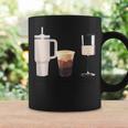 Hydrate Caffeinate Celebrate - Water Coffee Rose Coffee Mug Gifts ideas