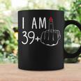 I Am 39 Plus 1 Middle Finger For A 40Th Birthday For Women Coffee Mug Gifts ideas