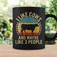 I Like Cows And Maybe Like 3 People Farm Farmers Coffee Mug Gifts ideas
