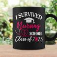 I Survived Nursing School 2023 Rn Er Nurse Graduation Gifts Coffee Mug Gifts ideas