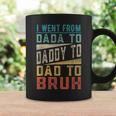 I Went From Dada To Daddy To Dad To Bruh Fathers Day Coffee Mug Gifts ideas