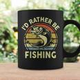 Id Rather Be Fishing- Fly Bass Fish Funny Fisherman Dad Coffee Mug Gifts ideas