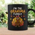 I'm The Grandma Turkey Thanksgiving Family 2023 Autumn Fall Coffee Mug Gifts ideas