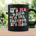 I'm A Problem Retro Groovy Sarcasm Humor Coffee Mug Gifts ideas