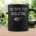 I'm With The Skeleton Matching Couple Costume Halloween Coffee Mug Gifts ideas