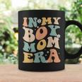 In My Boy Mom Era Groovy Mom Of Boys Gifts Funny Mothers Day Coffee Mug Gifts ideas