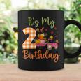 It's My 2Nd Birthday 2 Year Old Pumpkin Fall Farm Truck Coffee Mug Gifts ideas