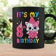It's My 8Th Birthday Girl Cat Birthday 8 Year Old Coffee Mug Gifts ideas