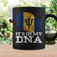 Its In My Dna Barbados Cool Barbadian Gifts Afro Bajan Flag Barbados Funny Gifts Coffee Mug Gifts ideas