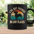 I've Got Friends In Low Places Dachshund Vintage Coffee Mug Gifts ideas