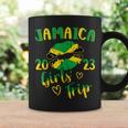 Jamaica 2023 Girls Trip With Jamaican Flag And Kiss Lips Coffee Mug Gifts ideas