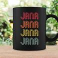 Jana Gift Name Personalized Retro Vintage 80S 90S Birthday Coffee Mug Gifts ideas