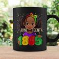 Junenth Celebrating 1865 Melanin Black Girl Kid Toodlers Coffee Mug Gifts ideas