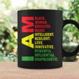 Junenth Proud Black Woman Queen African American Melanin Coffee Mug Gifts ideas